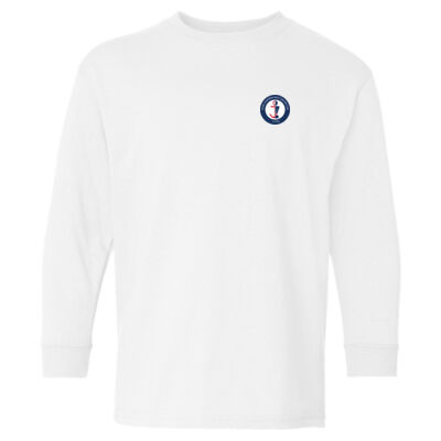 Gildan Youth Emblem Printed Long Sleeve Thumbnail